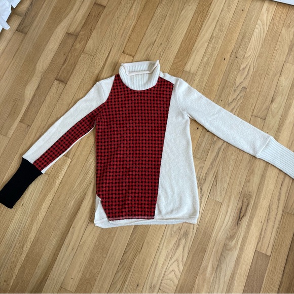 3.1 Phillip Lim Ladies Collage Wool Blend Turtle Neck Sweater Size XS - Picture 2 of 11